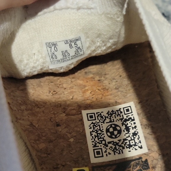 Vans UltraRange Cream Knit Sneakers - Picture 4 of 4